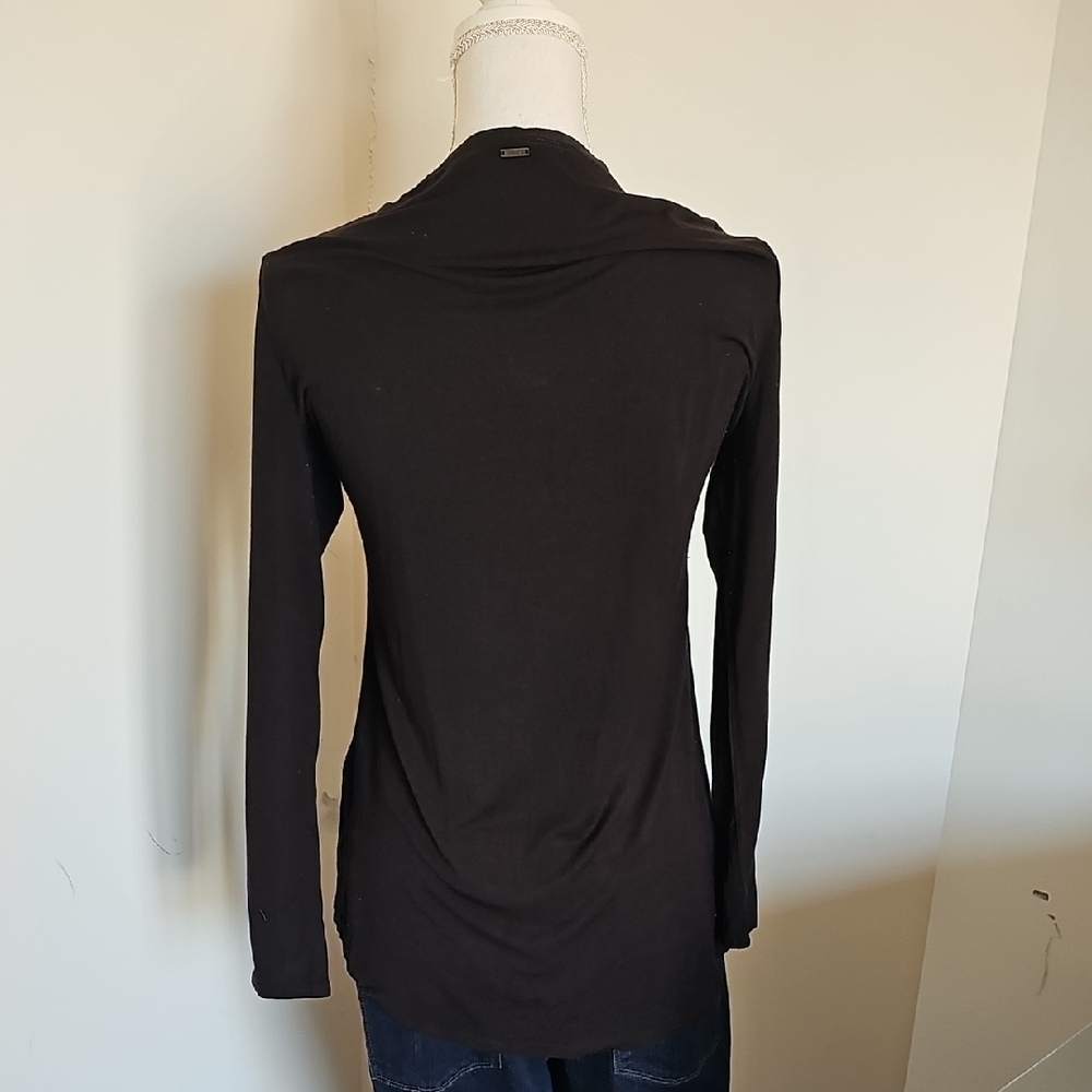 WHBM Women's Black Layering Tee - Picture 3 of 4